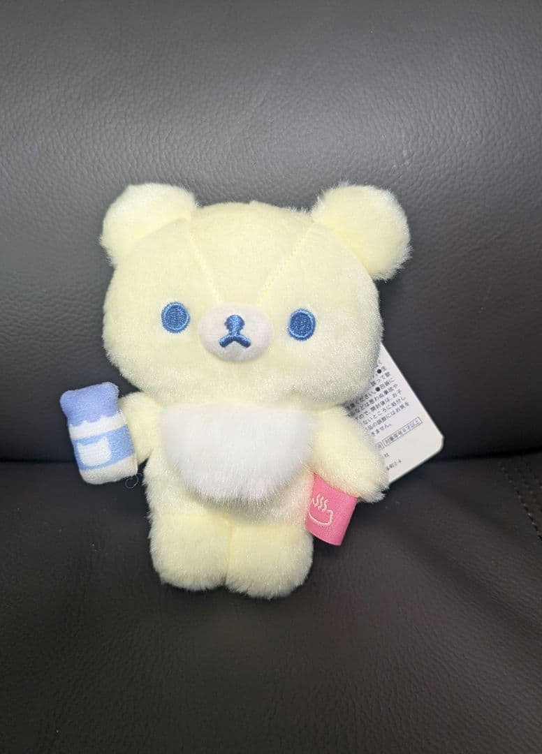 チャイロイコグマ ぶらさげぬいぐるみ ねこねこの湯 リラックマストア リラックマ コリコグストア限定 ぶらさげぬいぐるみ チャイロイコグマ