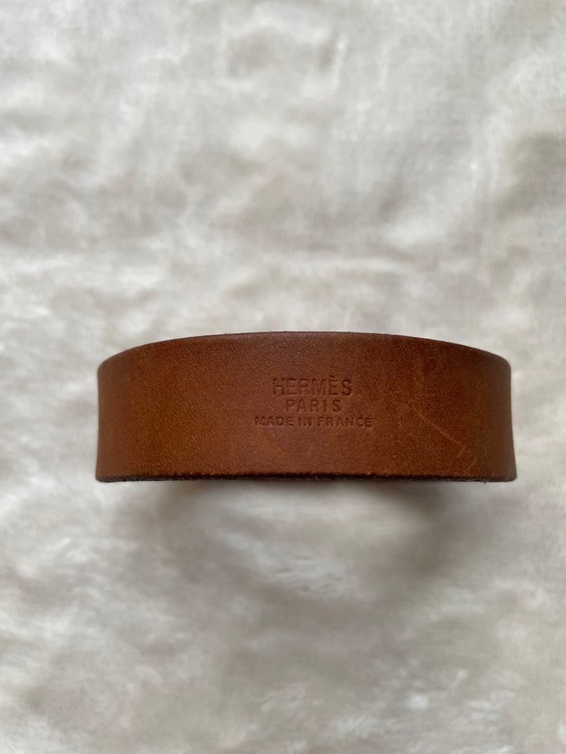 HERMES プールトゥール バングル レザーブレスレット　フラグメント 中古・古着通販】HERMES (エルメス) プールトゥール GM レザーバングル