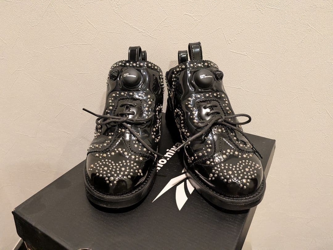 極美品 ノワールケイニノミヤ リーボック ポンプフューリー 24cm 黒