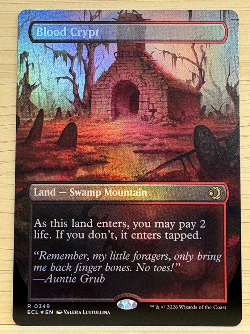 英語】 Foil 血の墓所 ボーダーレス MTG ローウィン - メルカリ