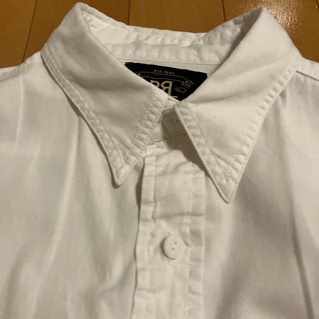 ダブルアールエル ホワイトワークシャツ S - メルカリ