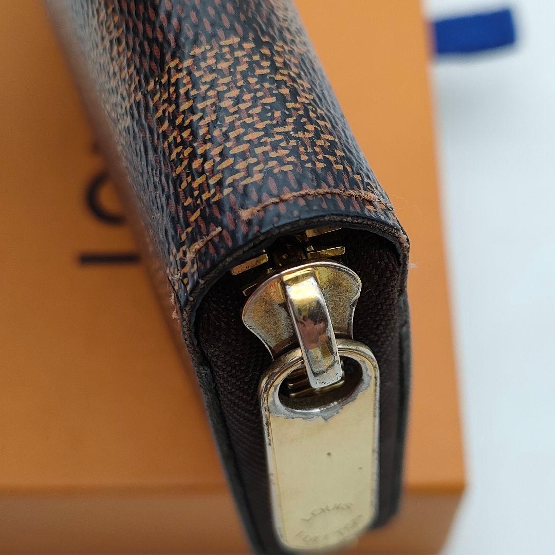 極美品 現行型 ヴィトン ダミエ ジッピー カード入れ12 ラウンド