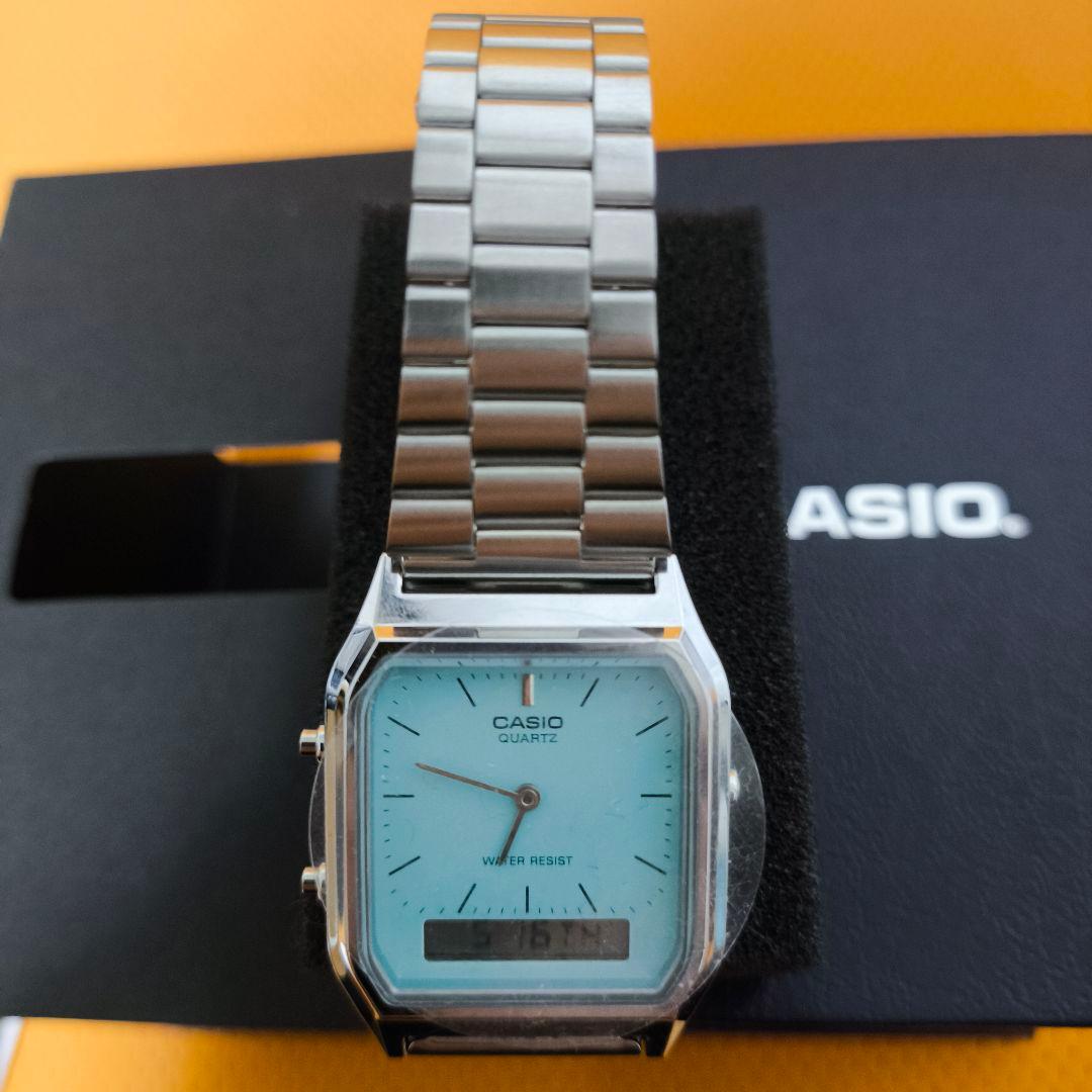 保証付きチープ CASIO AQ-230A-2A2MQY ティファニーブルー - メルカリ