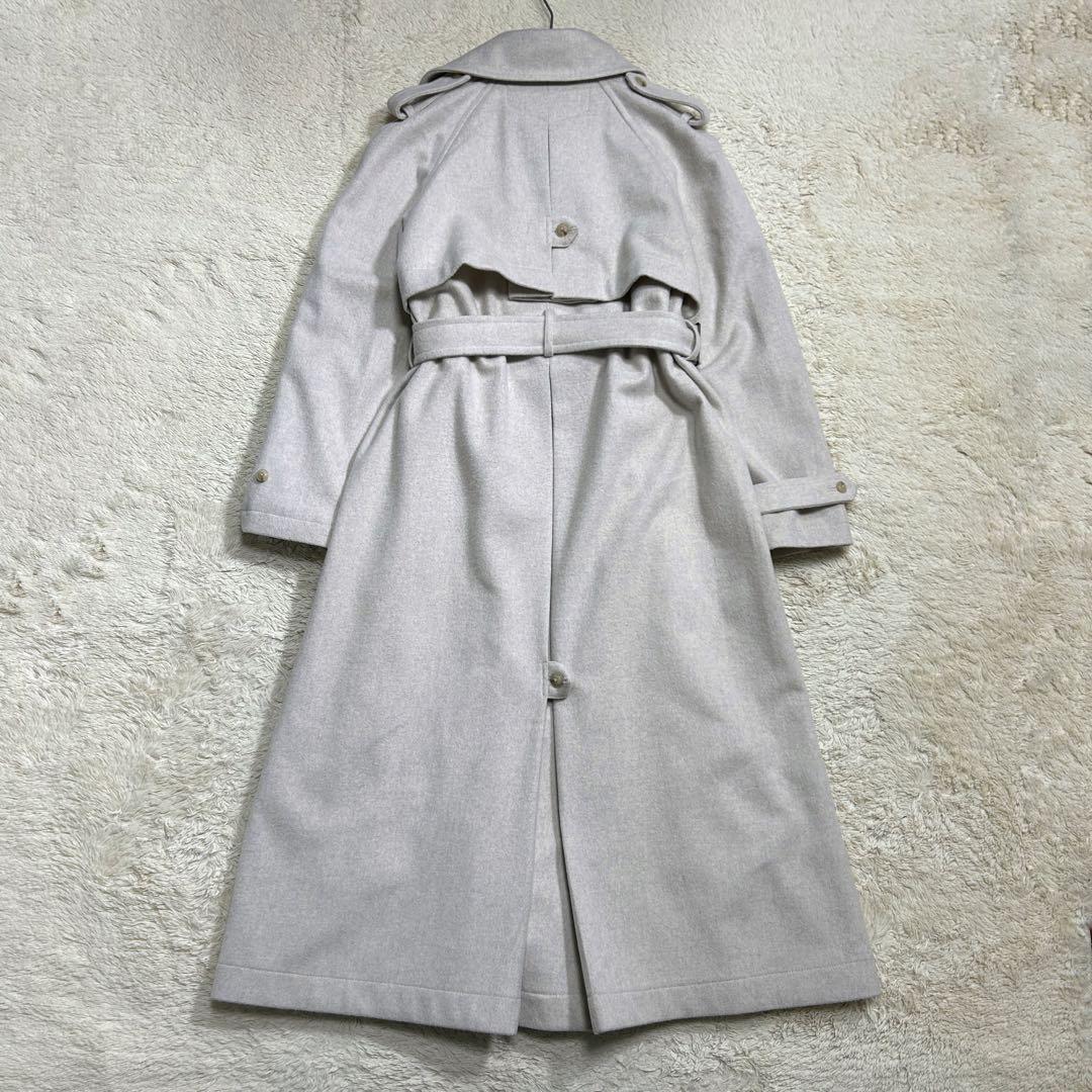 foufou フーフー ウールトレンチコート Rafine ライトグレー 0 - メルカリ