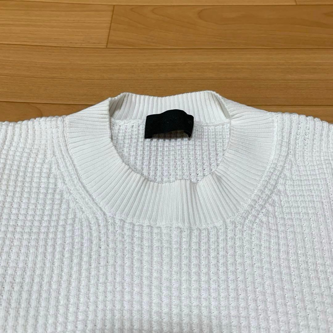 美品タグ付〕モンクレール セーター ニット ホワイト M 国内正規品