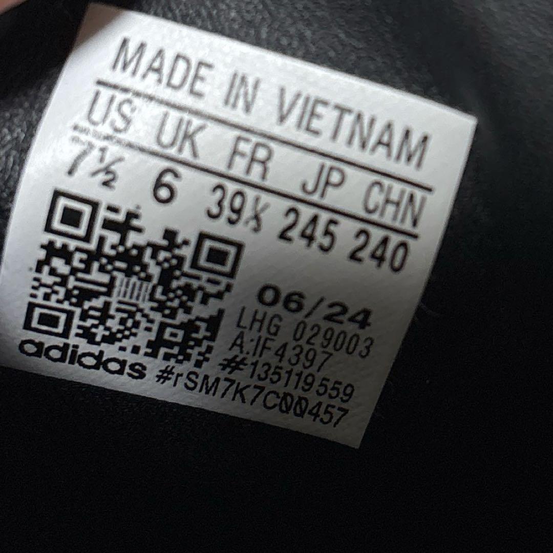 adidas SAMBA OG 花柄ブラック 24.5cm