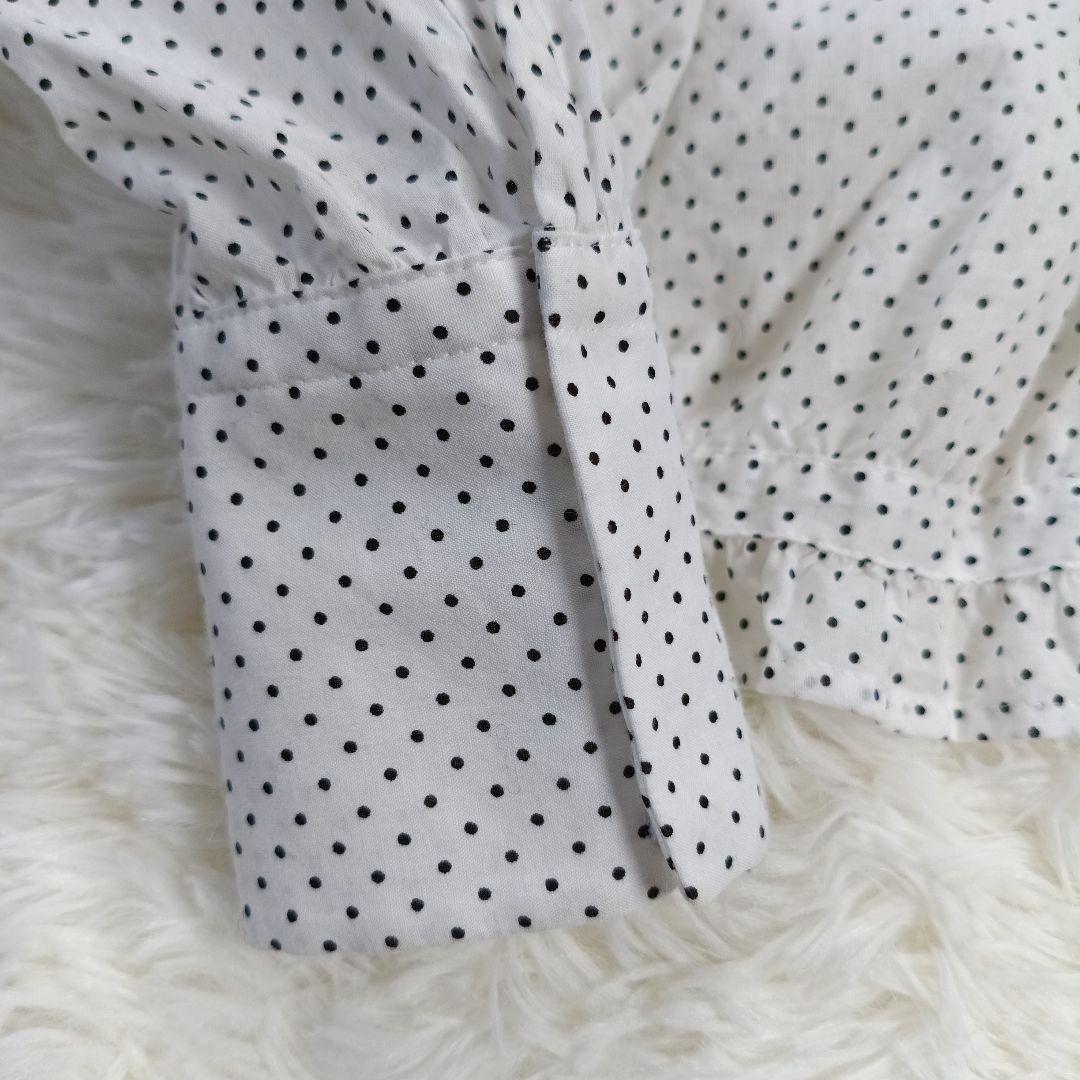 22SS極美品✨タオコムデギャルソン ボウタイフリルブラウス ドット M