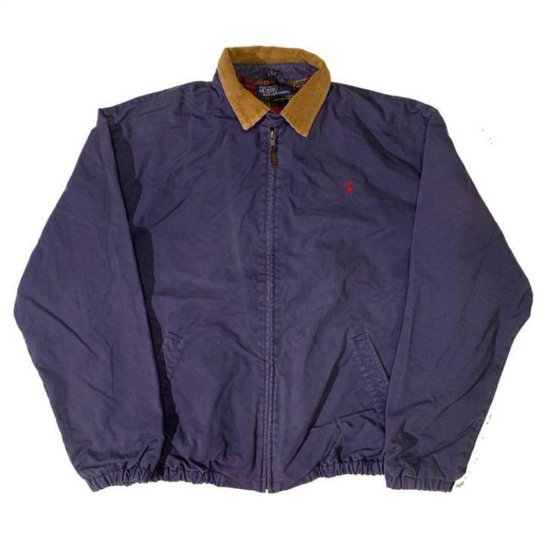 90's POLO ラルフローレン スイングトップ 襟コーデュロイ L - メルカリ