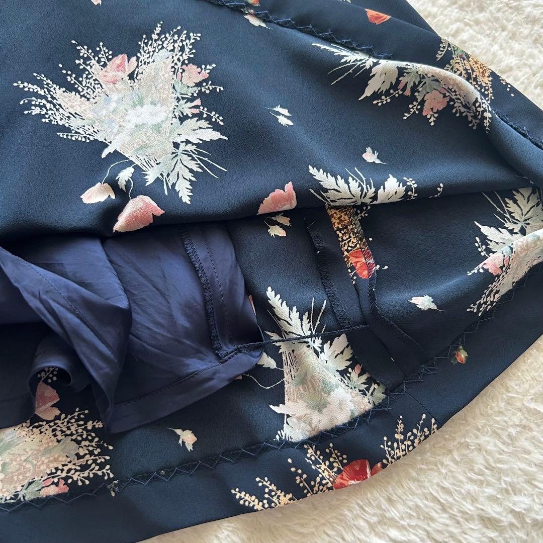 インゲボルグ 花柄 ピンタック 開襟 ワンピース - メルカリ