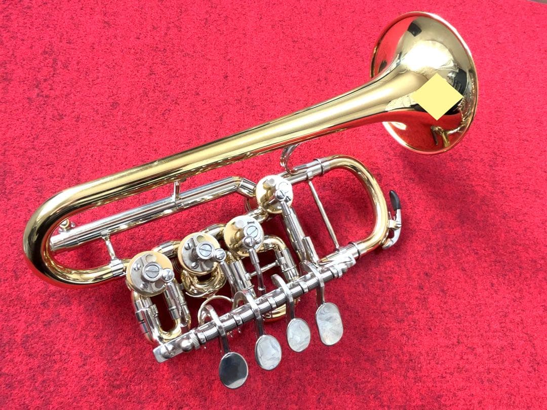 目玉商品】ロータリーピッコロトランペット ほぼ未使用 中国製