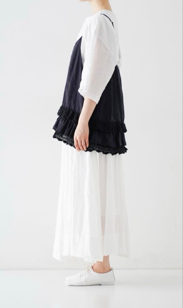 6/1まで専用 2025SS新品未使用ネストローブリネンレースヘム