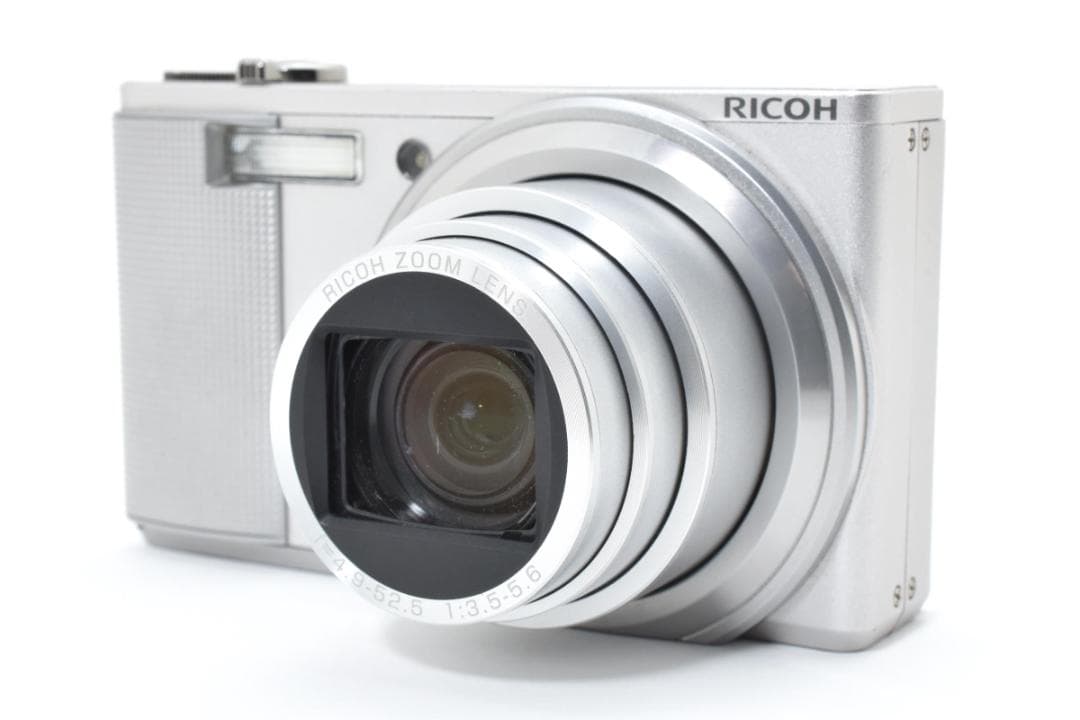 純正バッテリー＆充電器付】 RICOH リコー CX2 シルバー コンデジ