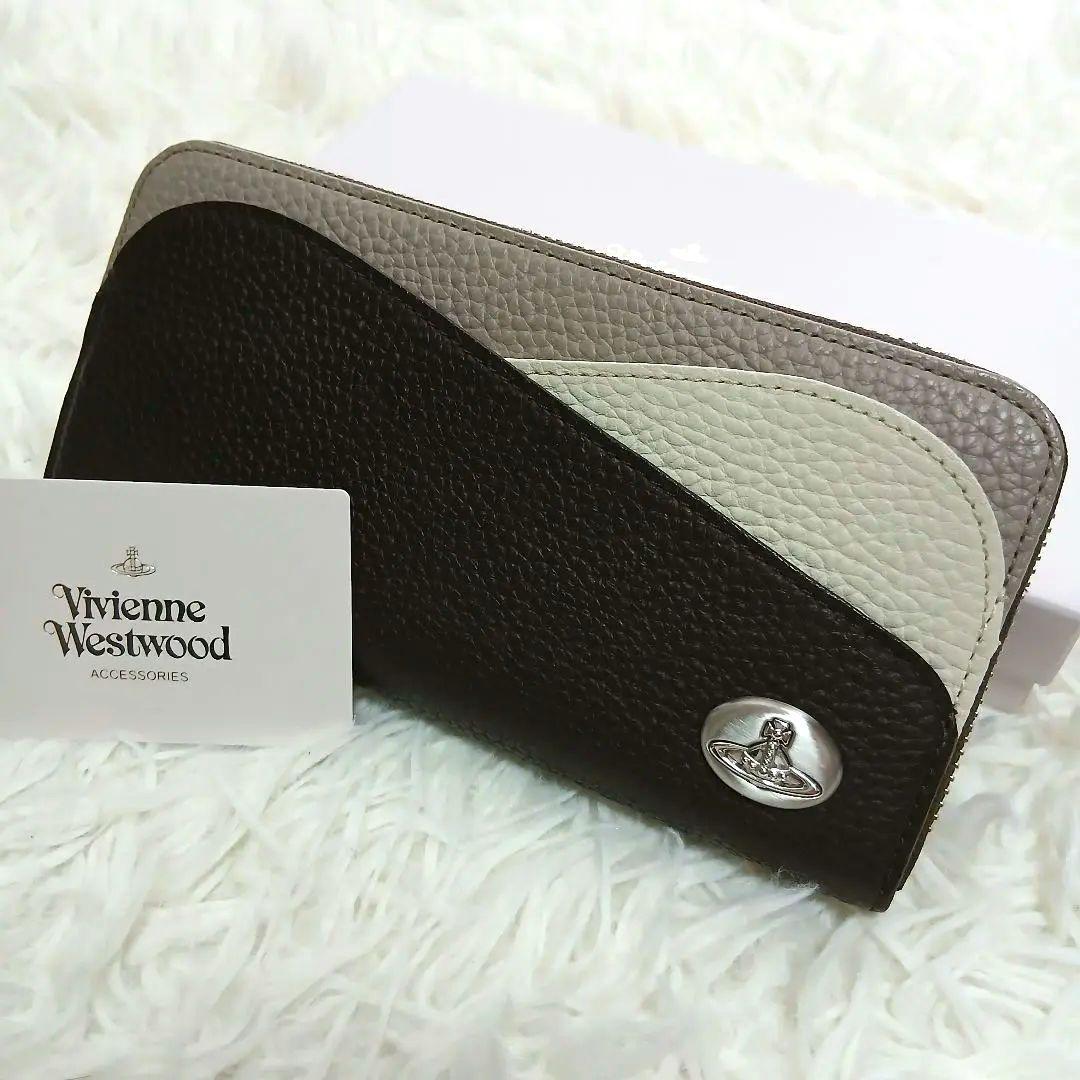 【極美品】【Vivienne Westwood】現行　ラウンドファスナー　長財布 Vivienne Westwood】EXECUTIVE ラウンドファスナー長財布 (Vivienne