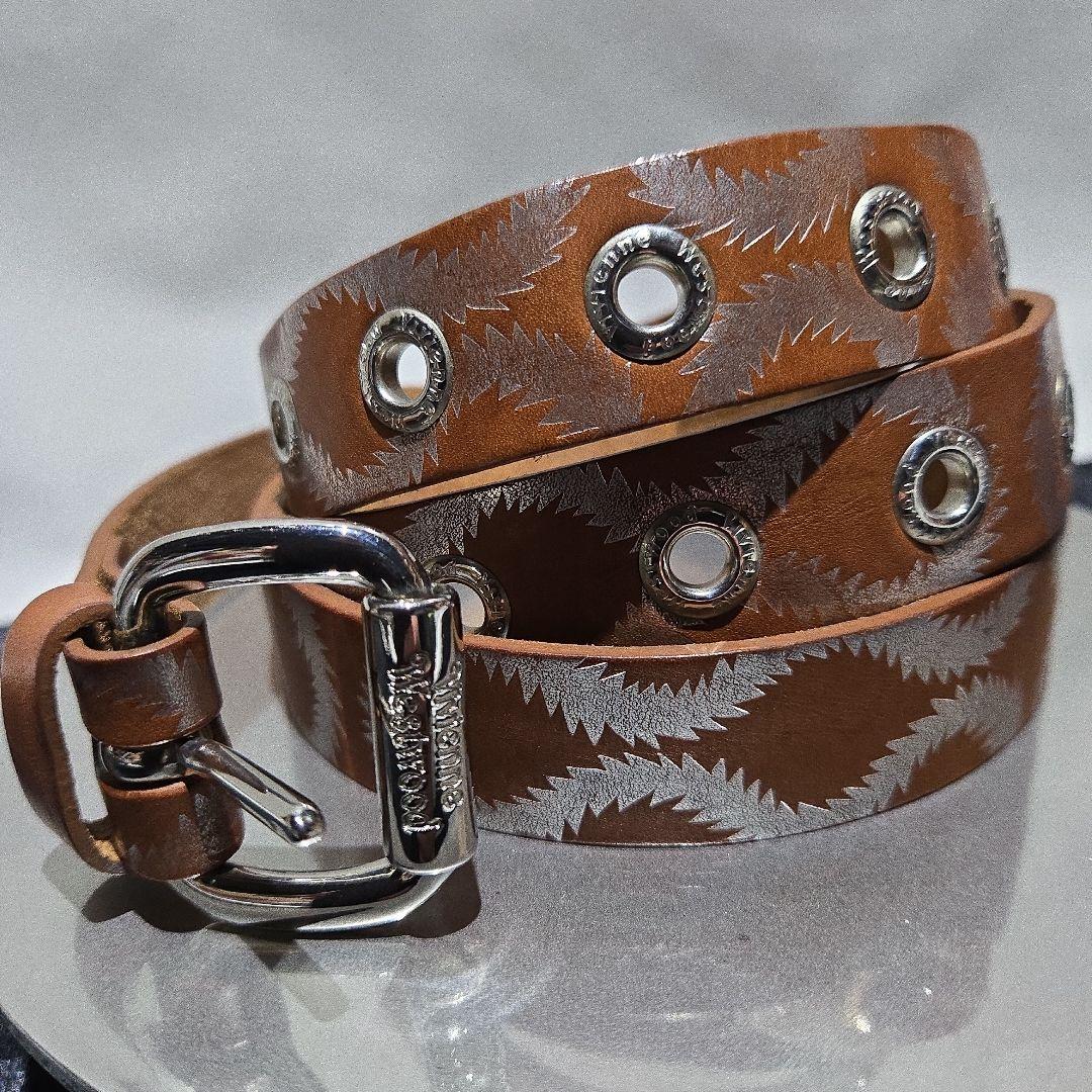 美品 Vivienne Westwood スクイグル レザーベルト 男女兼用 Vivienne Westwood（ヴィヴィアンウエストウッド） ヴィヴィアン