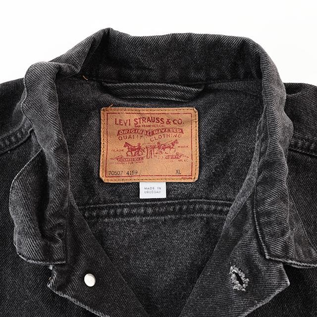 リーバイス 70507-4159 デニムジャケット Gジャン black XL - メルカリ
