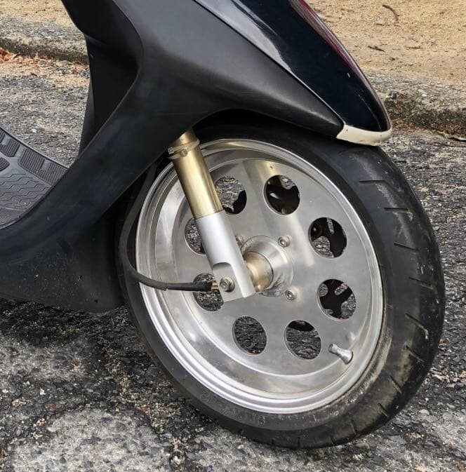 原付 スクーター ディオ ZX アルミホイールタイヤセット - メルカリ