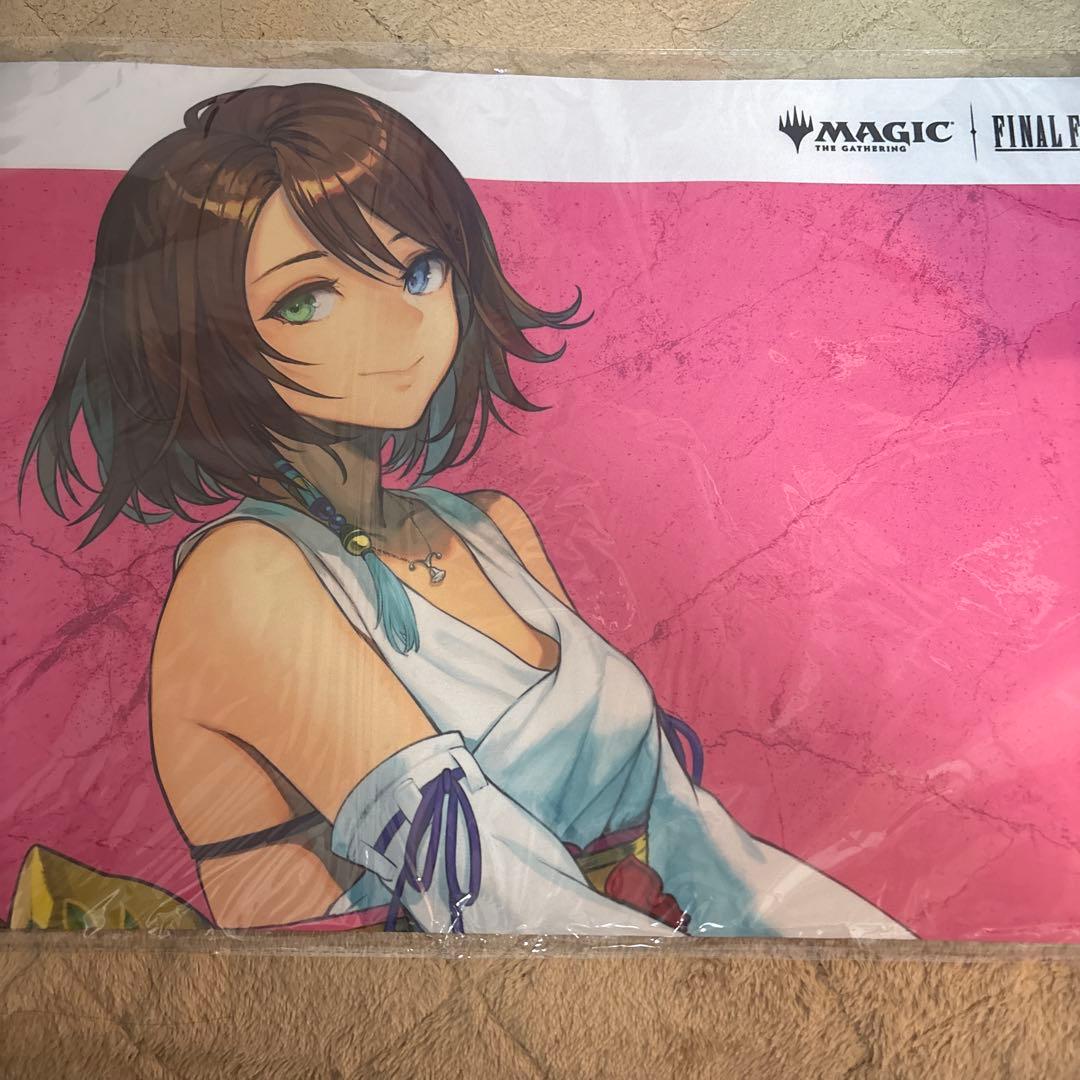 MTG×FF Magic: The Gathering ユウナ プレイマット プレイマット「スピラの希望、ユウナ（FFリーグ）」《-》【プレイマット】