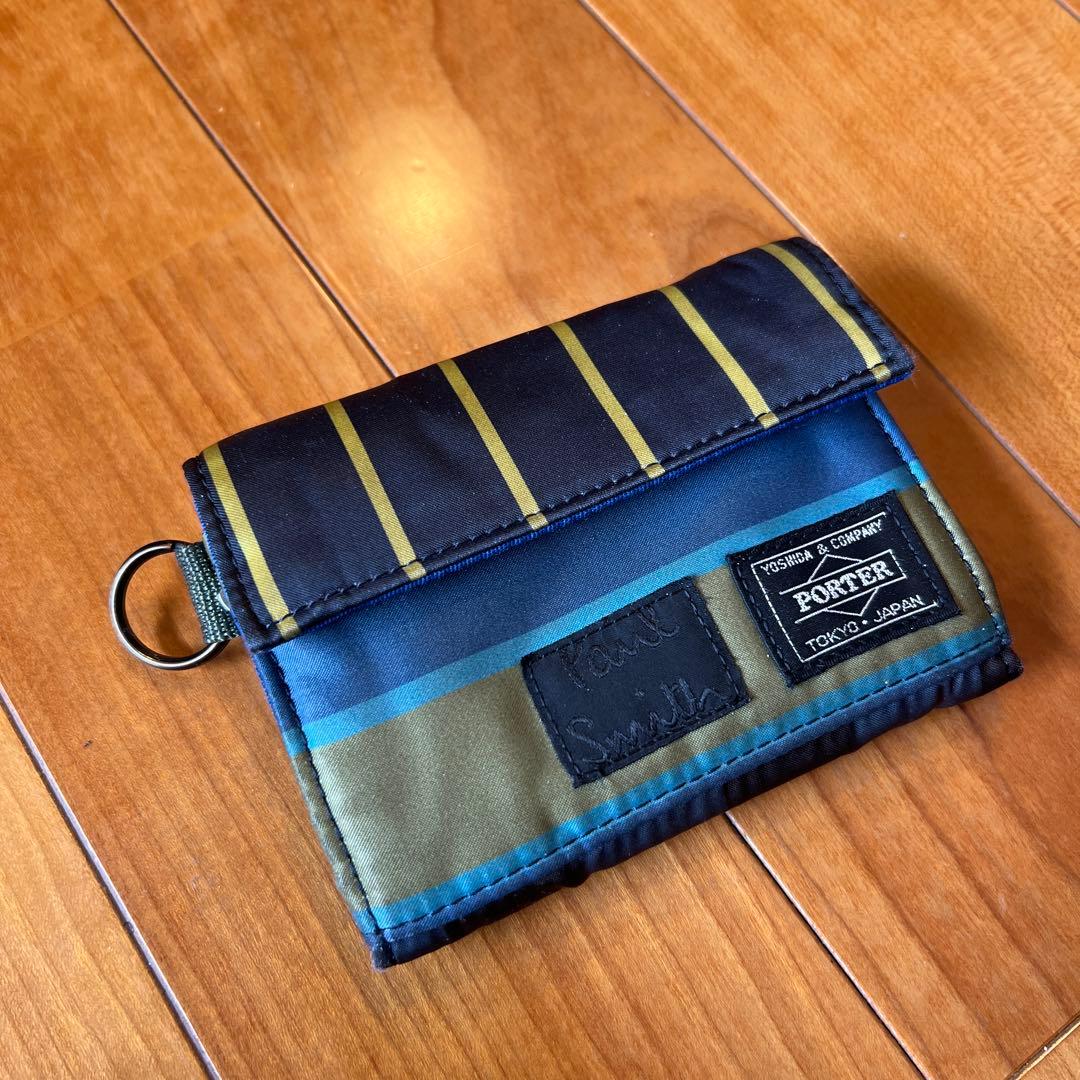 【入手困難品】《即完売品》PORTER×ポールスミス 折り財布
