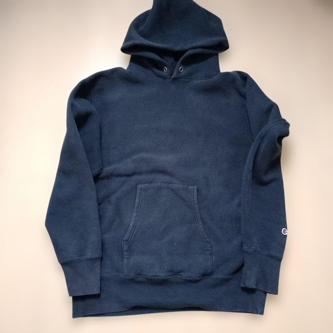 フェード黒 Champion Reverse Weave パーカー XL 単タグ - メルカリ