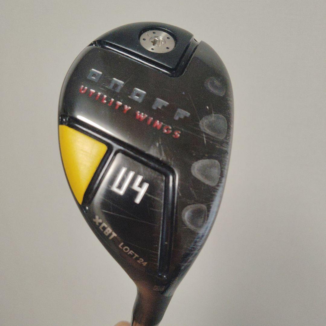 onoff KURO Utility Wings 2022 U4 24度 Golf Utility ONOFF UTILITY WINGS KURO 2022 CBT:622I (S) 24 U4