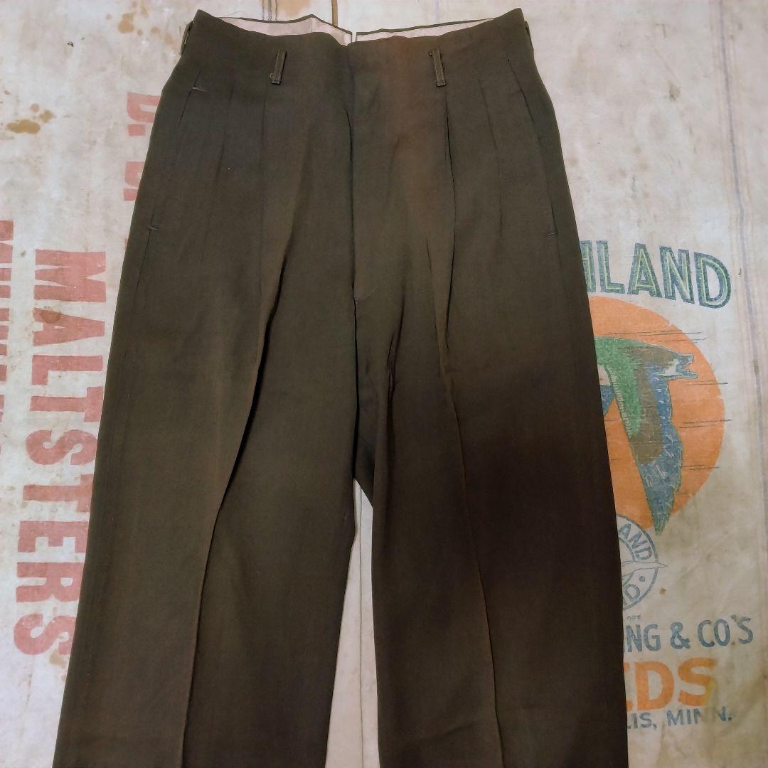 50s vintage レーヨンギャバジンスラックス rayon slacks - メルカリ