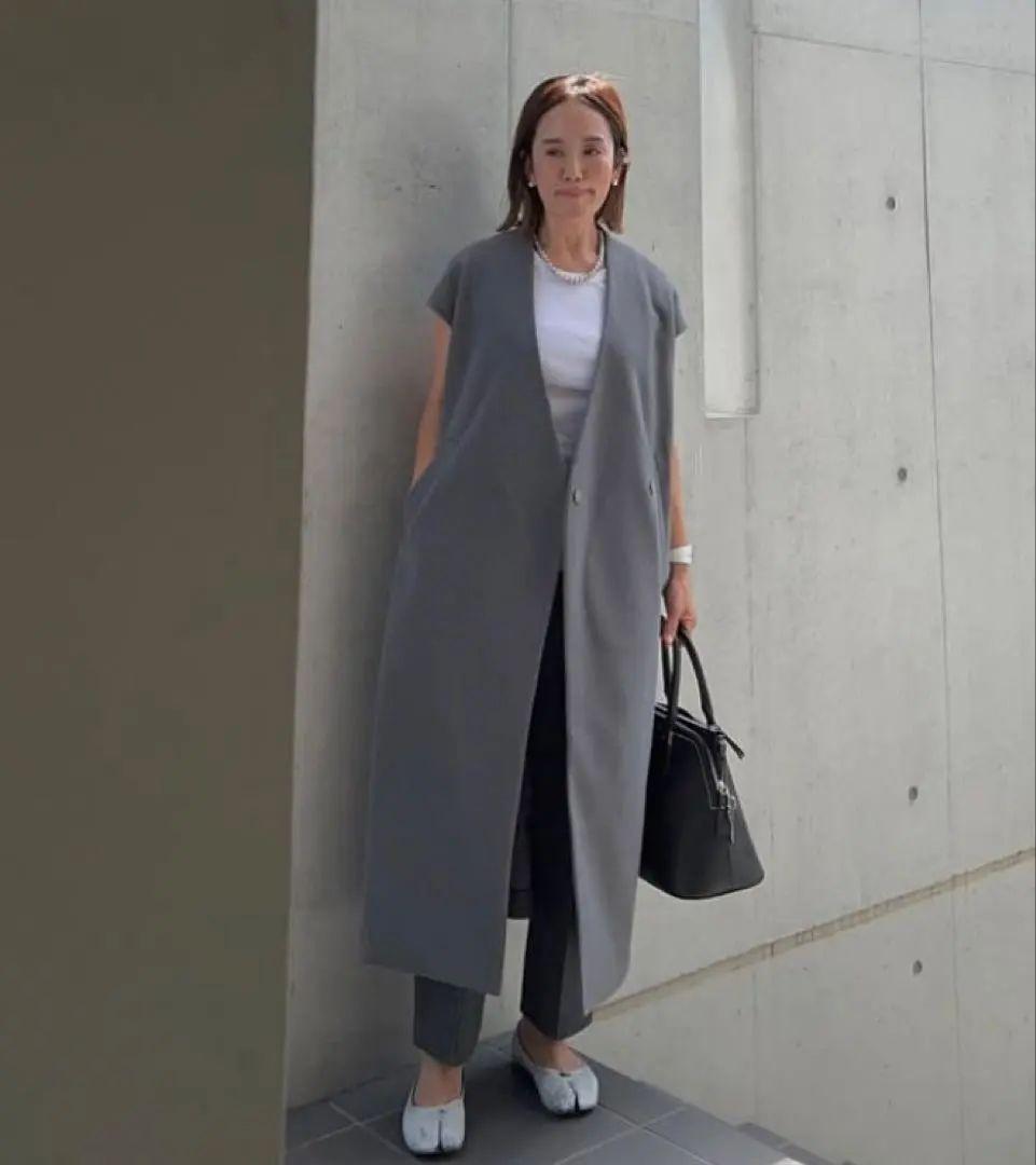 美品】GRACEGRAY ジュライナイン ロングジレ ベスト - メルカリ