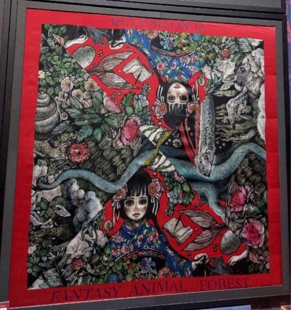 （専用）ヒグチユウコ　台湾限定　シルクスカーフ 樋口裕子 ヒグチユウコ 台湾限定 シルクスカーフ グッズ - メルカリ