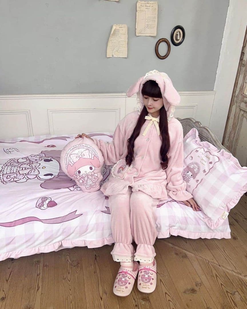 青木美沙子　しまむら　サンリオ　マイメロディ　パジャマ　M 青木美沙子 しまむら サンリオ マイメロディ パジャマ M - メルカリ