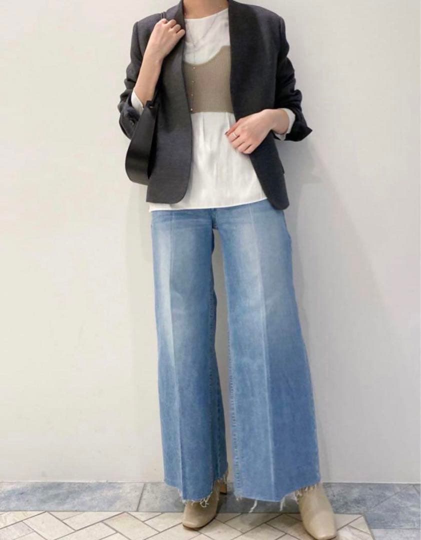 plage 【R’IAM】 LOOSE DENIM パンツ 36 追加》R'IAM WIDE デニム（デニムパンツ・ジーンズ）｜Plage