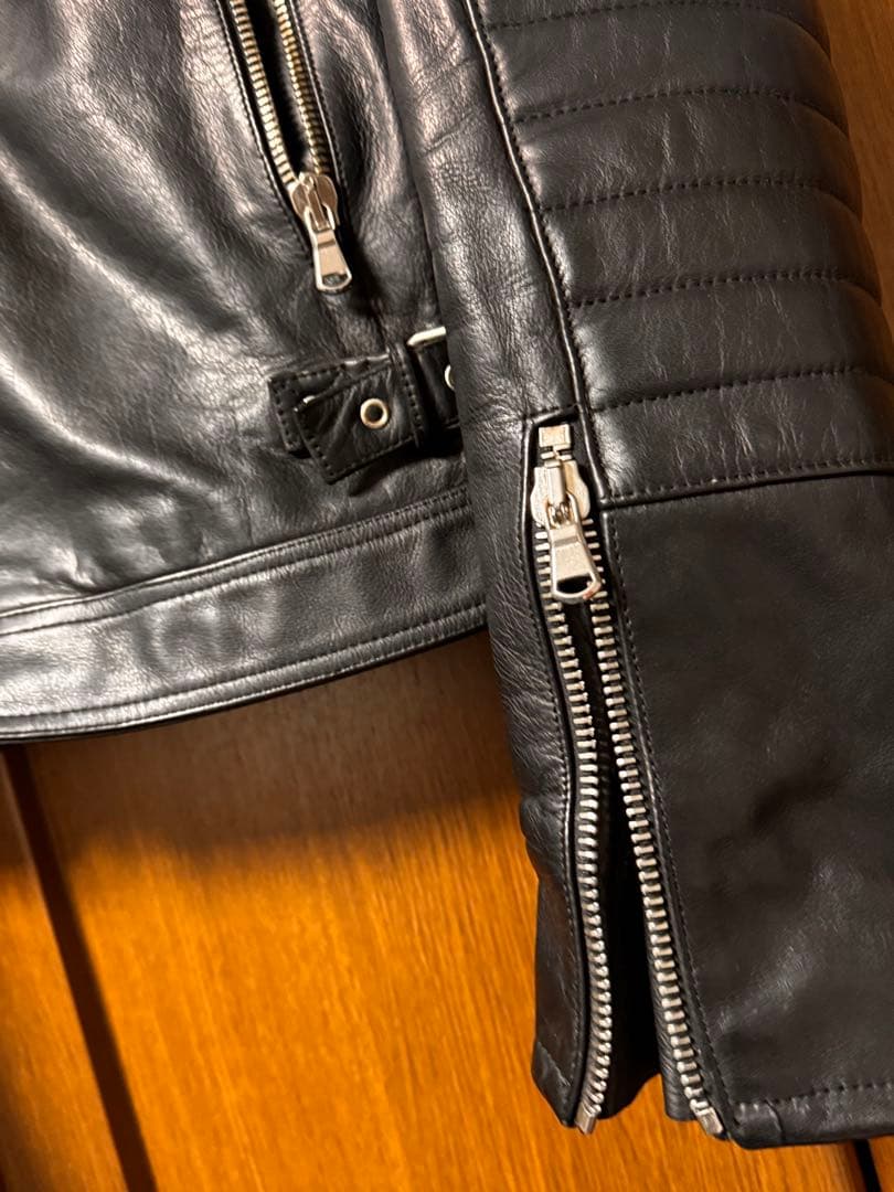 DIESEL BLACK GOLD ダブルライダースジャケット 48サイズ - メルカリ