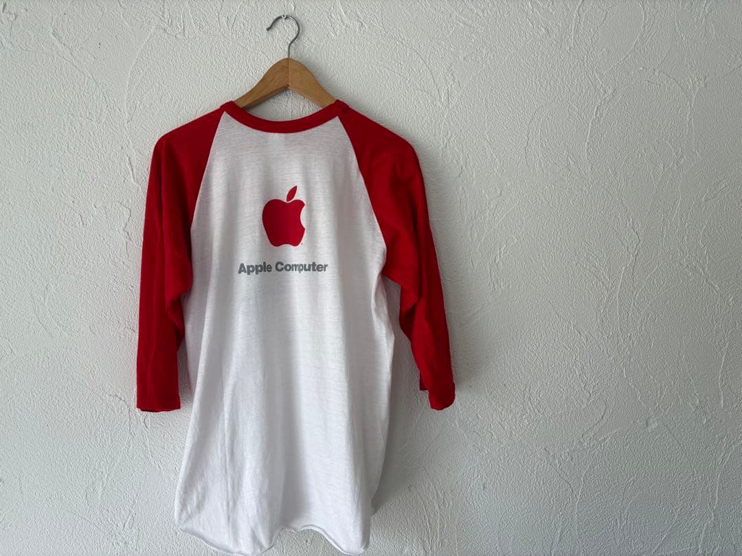 ポ*。様 Apple ラグランTシャツ ヴィンテージ - メルカリ