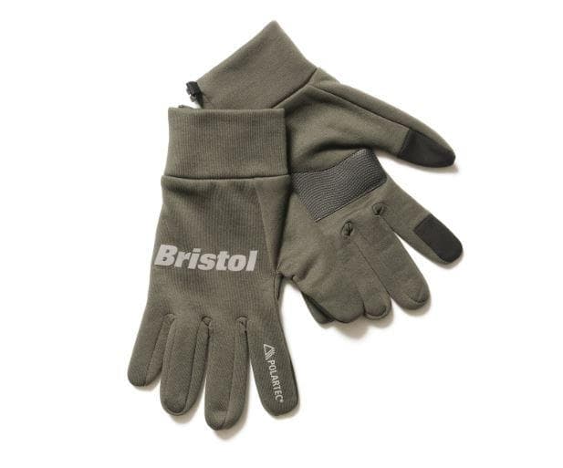 新品未使用！FCRB ポーラテックパワーストレッチタッチグローブ カーキ 新品未使用！FCRB ポーラテックパワーストレッチタッチグローブ カーキ