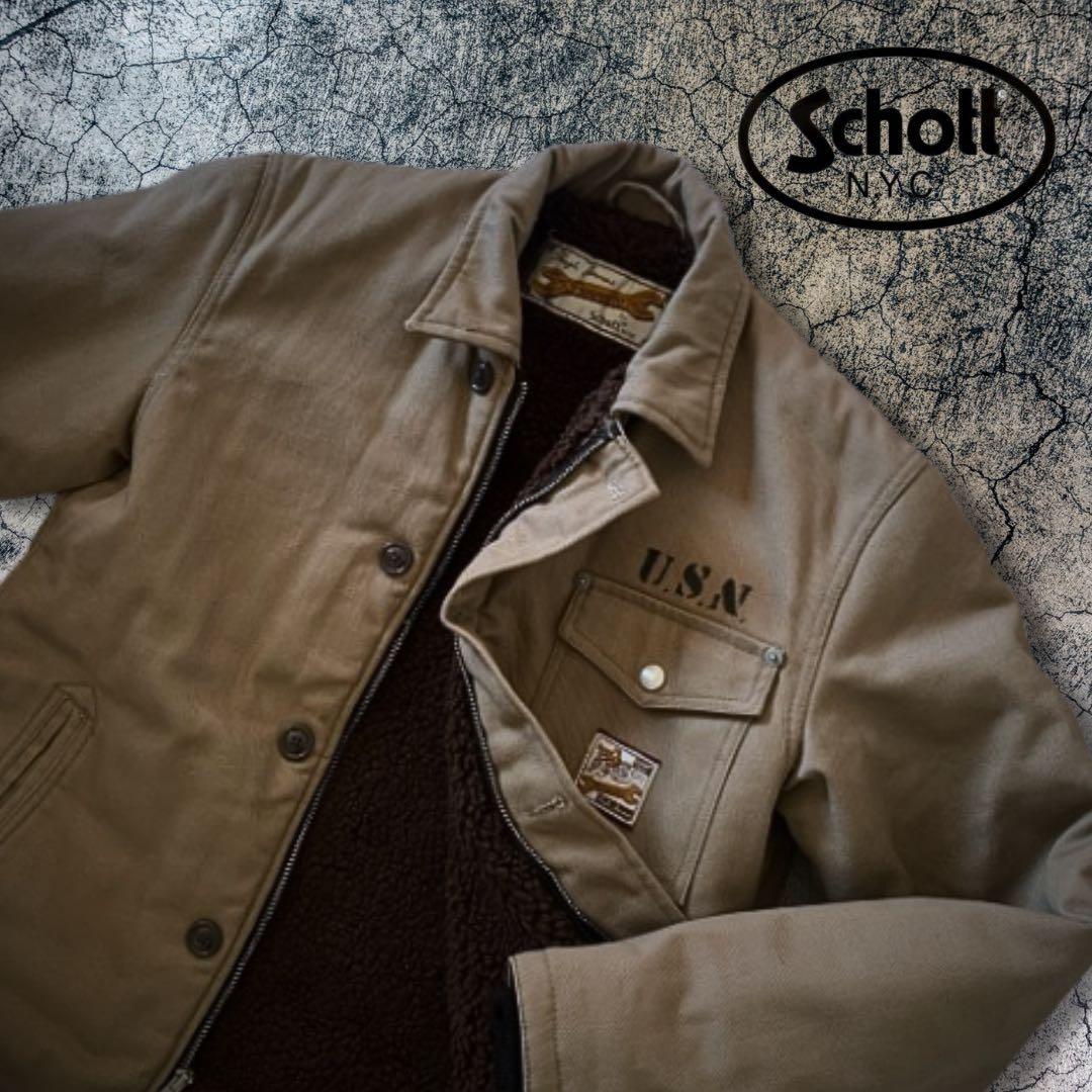 超cool◎』shott N.Y.C（ショット)A-2デッキジャケット - メルカリ