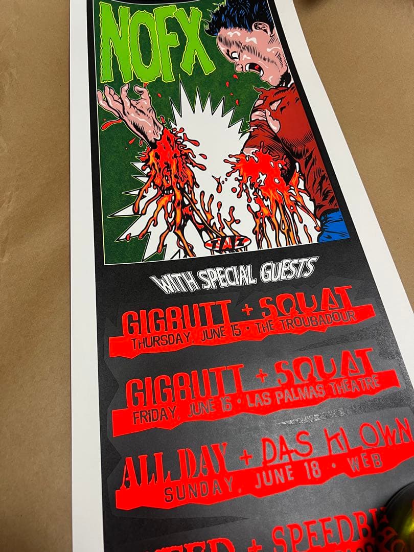 Taz NOFX AKIRA 鉄雄 金田ポスター kozik