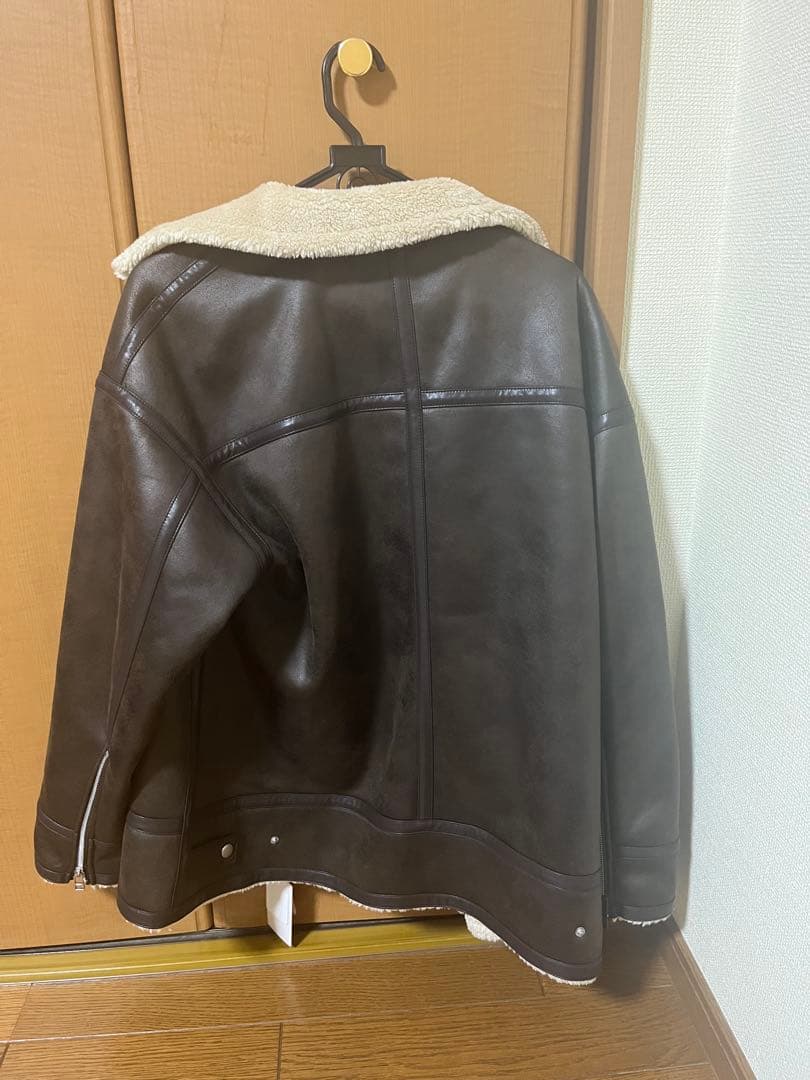 LEPSIM ブラウン B3 ボアジャケット タグつき - メルカリ