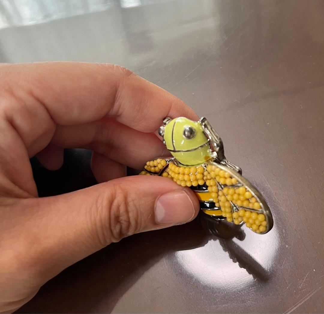 ハッチ様専用】マークジェイコブス 蜂 Bee 黄色 ブローチ バッジ 動物