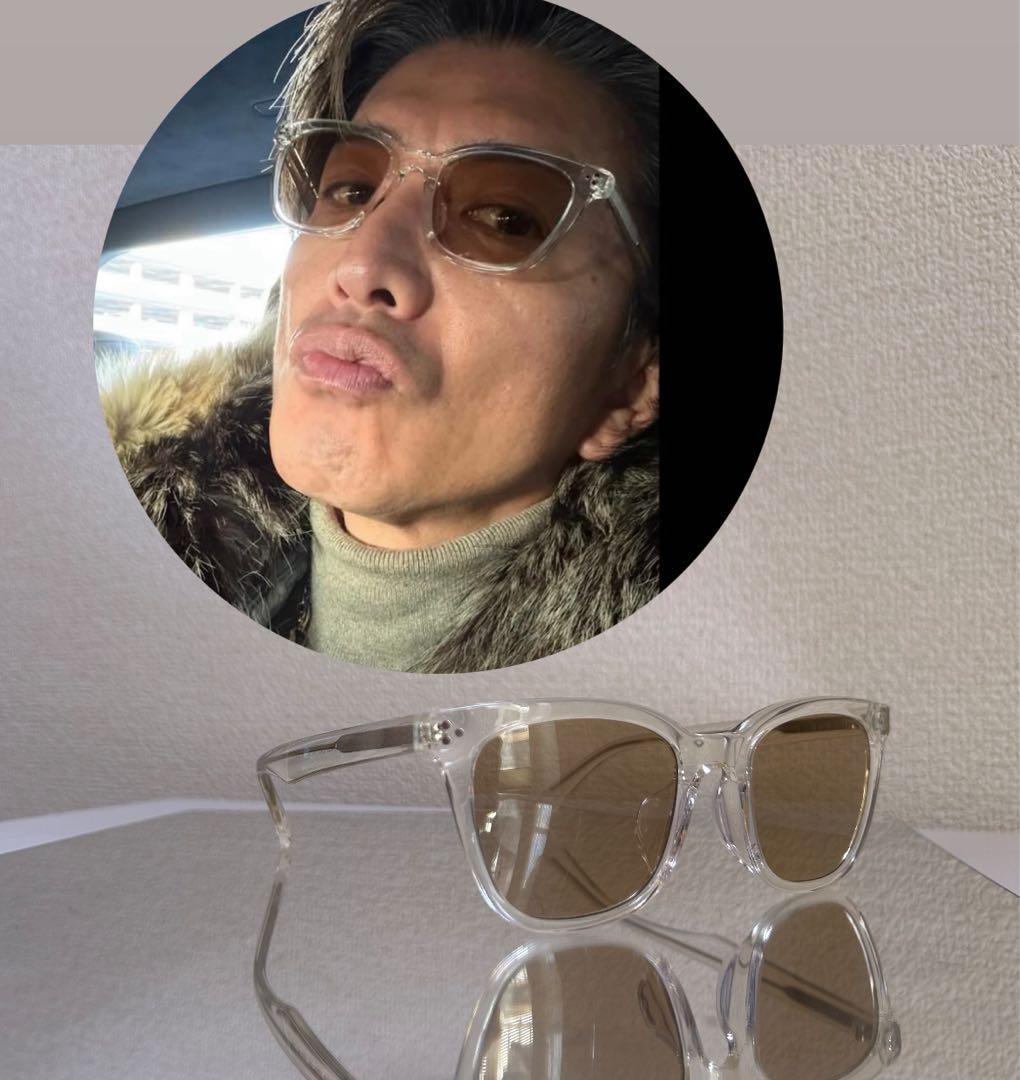 話題のowndays！木村拓哉 サングラス クリアグレーフレーム - メルカリ