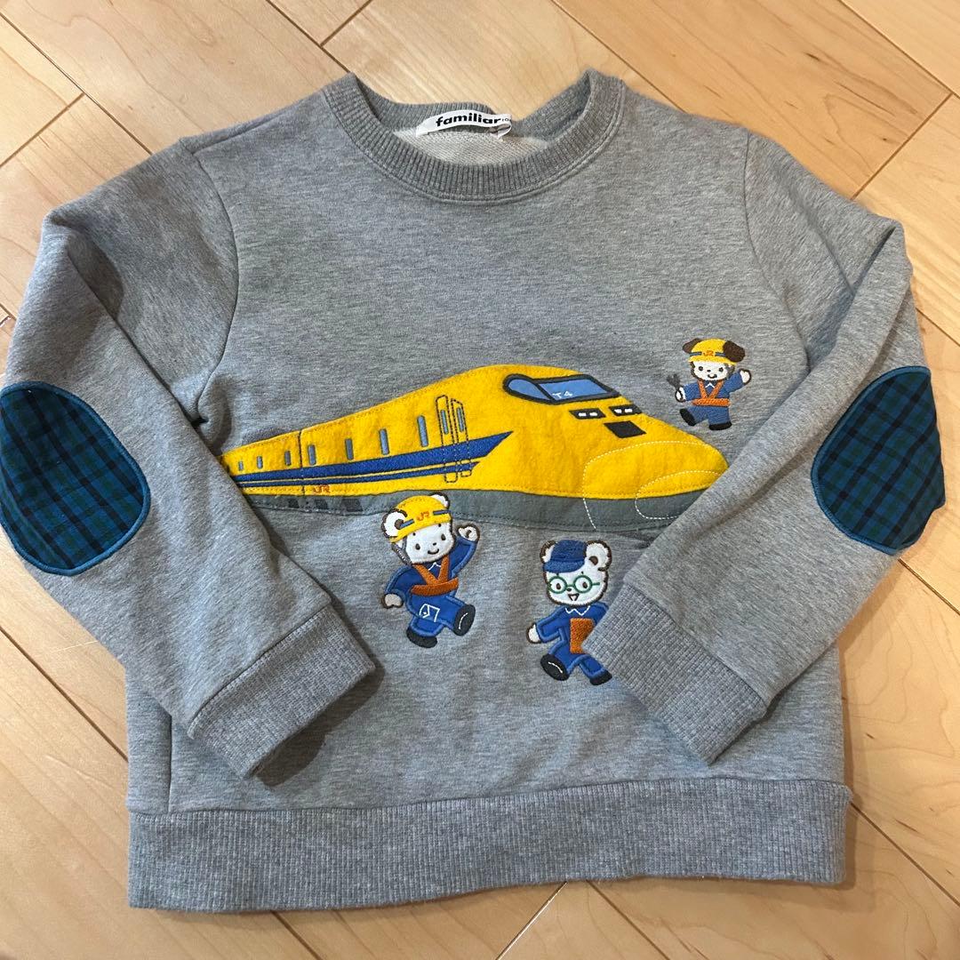 ファミリア　ドクターイエロートレーナー　100 新品未使用】ファミリア ドクターイエロー トレーナー JR東海 新幹線