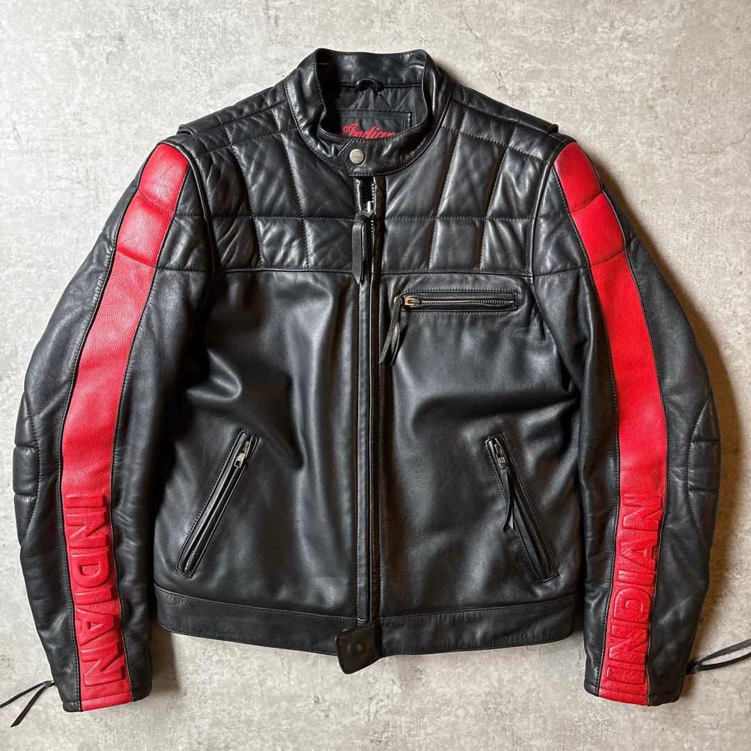Indian Motorcycle 【L】レザージャケット バイクジャケット INDIAN MOTORCYCLE(インディアンモーターサイクル) レザージャケット