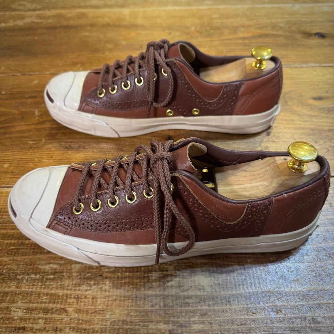 廃盤・希少】コンバース ジャックパーセル RLY サドル レザー 美品