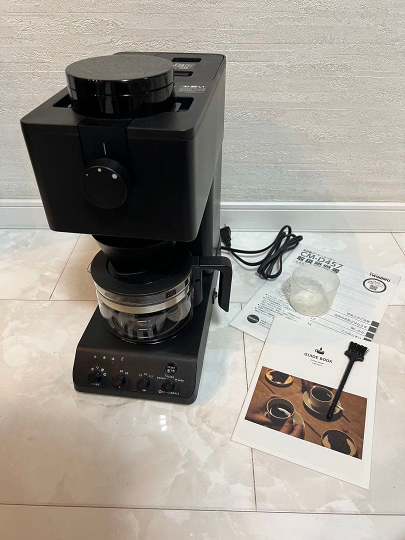 ツインバードCM-D457全自動コーヒーメーカー レンタル] ツインバード 全自動コーヒーメーカー CM-D457 [容量3杯