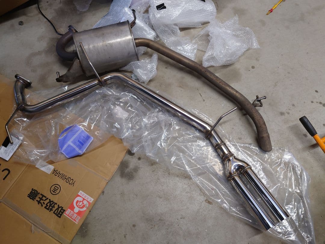 トッシー様】80ノア VOXY スリーキャッツ 清正管 デュアルマフラー