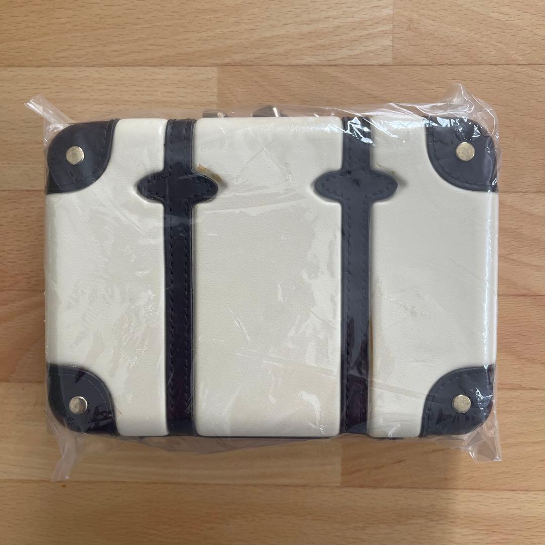 ANAファーストクラスGLOBE-TROTTER アメニティポーチアイボリー/茶