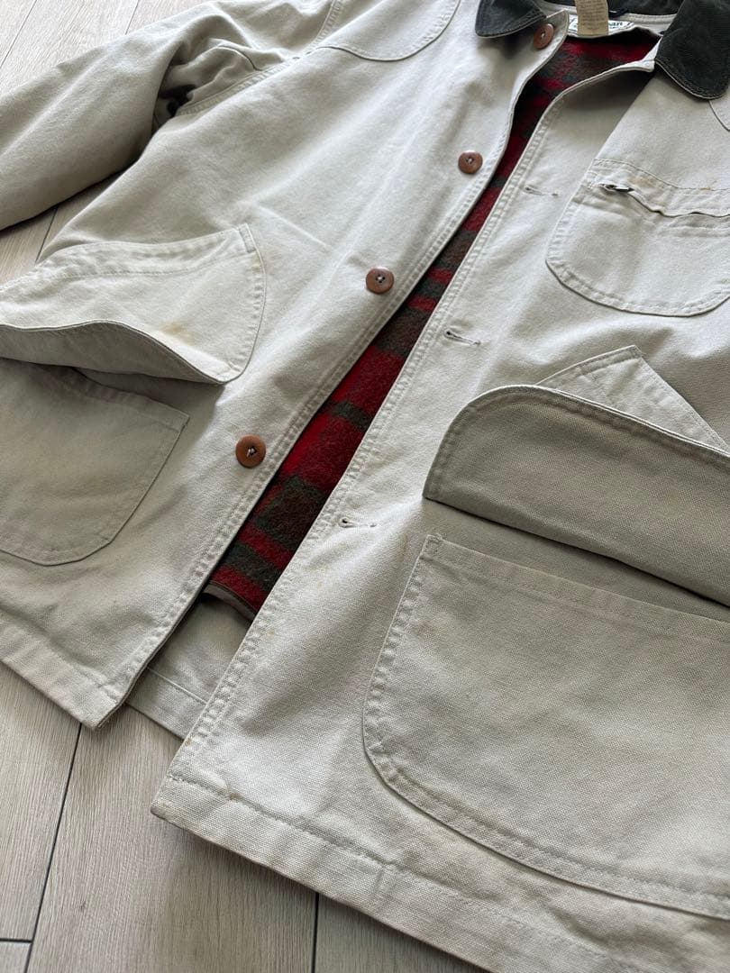 80s L.L.Bean ハンティングジャケット ダック地 L USA製