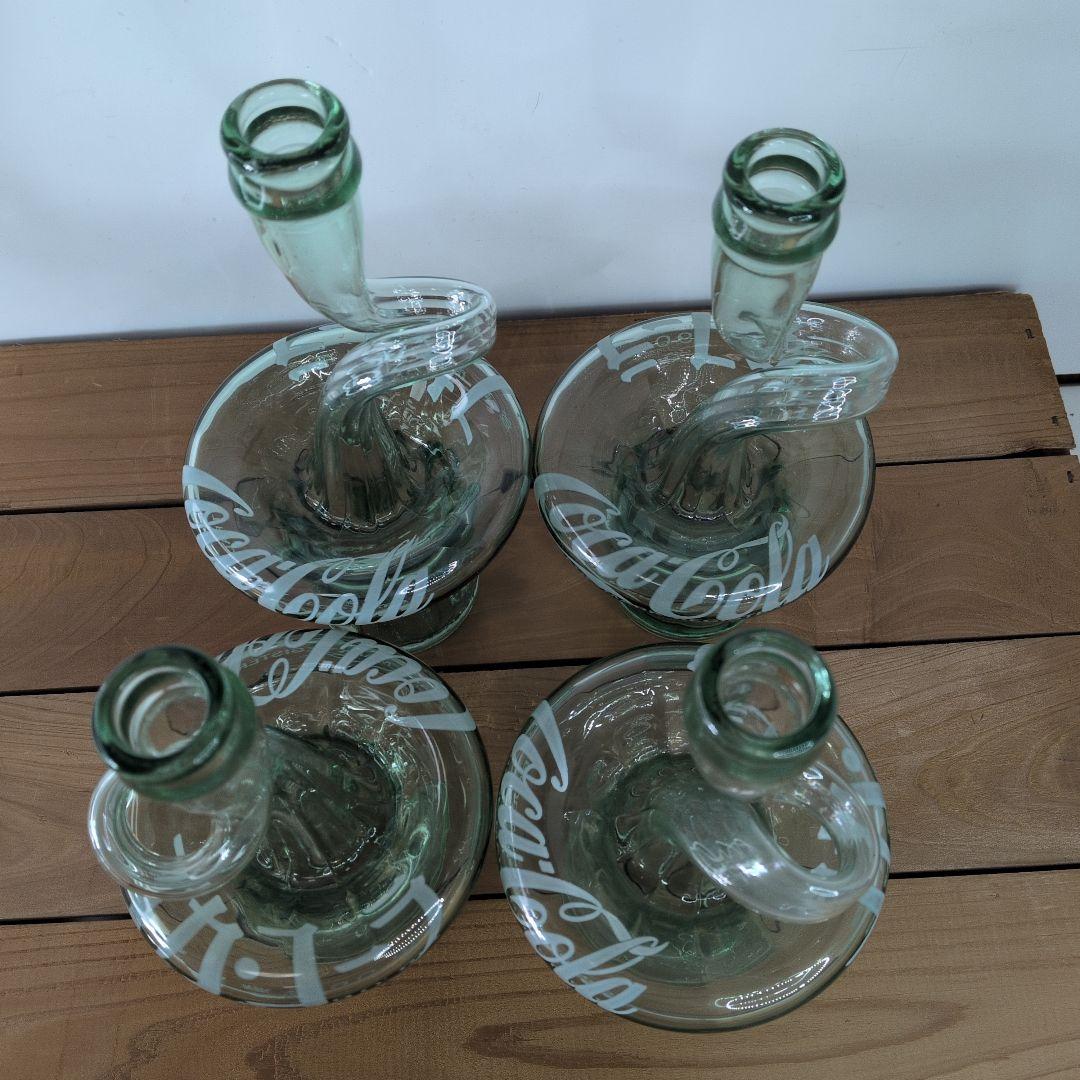 ondo様専用【 ヴィンテージ 】 コカコーラ／変形ボトル型ガラス瓶／4本
