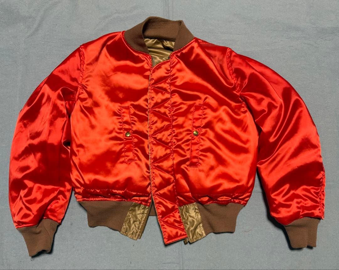 BRANDED GARMENTS MA-1フライトジャケット80s90s古着美品 - メルカリ