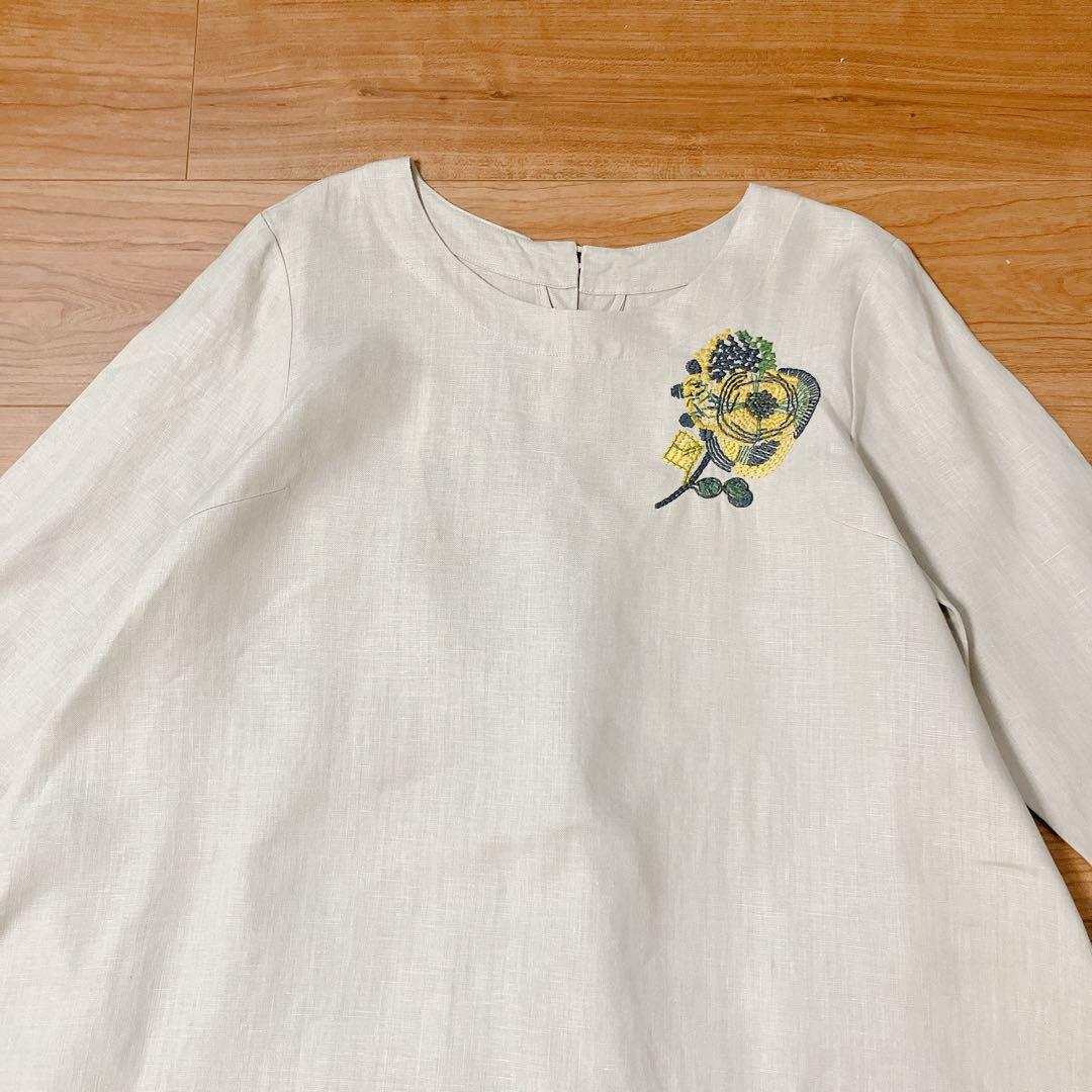 群言堂 根々 リネンワンピース 石見銀山生活文化研究所