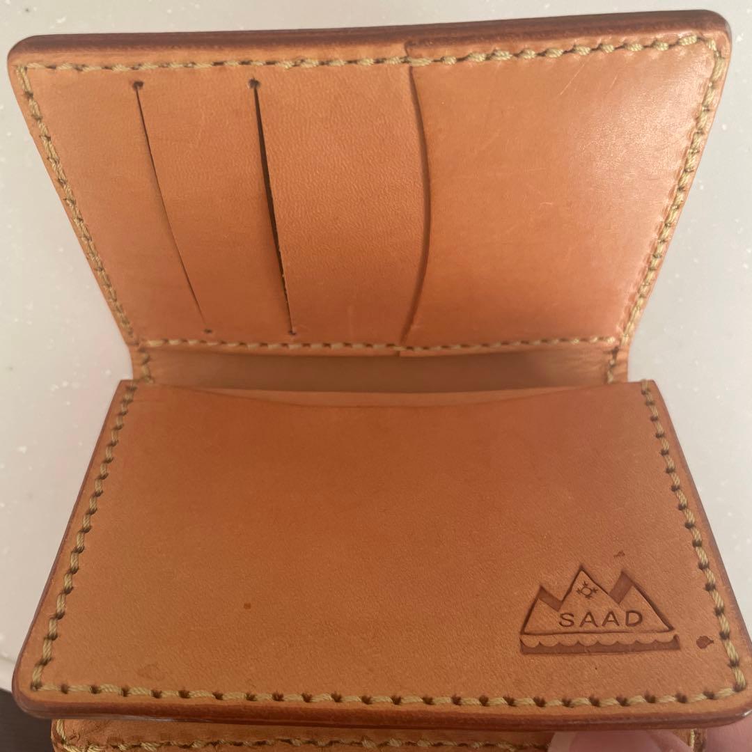 美品】SAAD 名刺入れ カードケース 本革 牛 ヴィンテージ - メルカリ