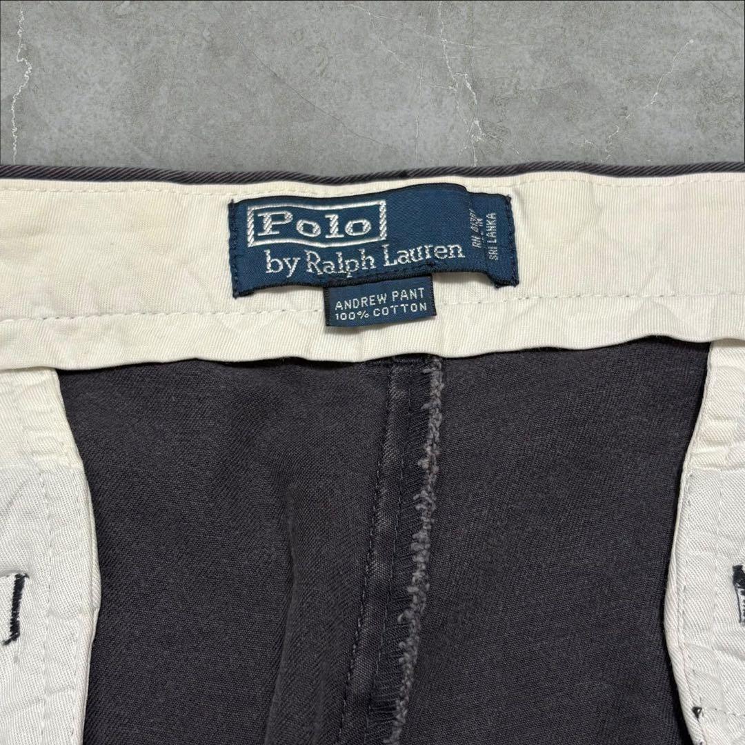 00s ラルフローレンPolobyRalphLauren 2タックチノパンW35 - メルカリ