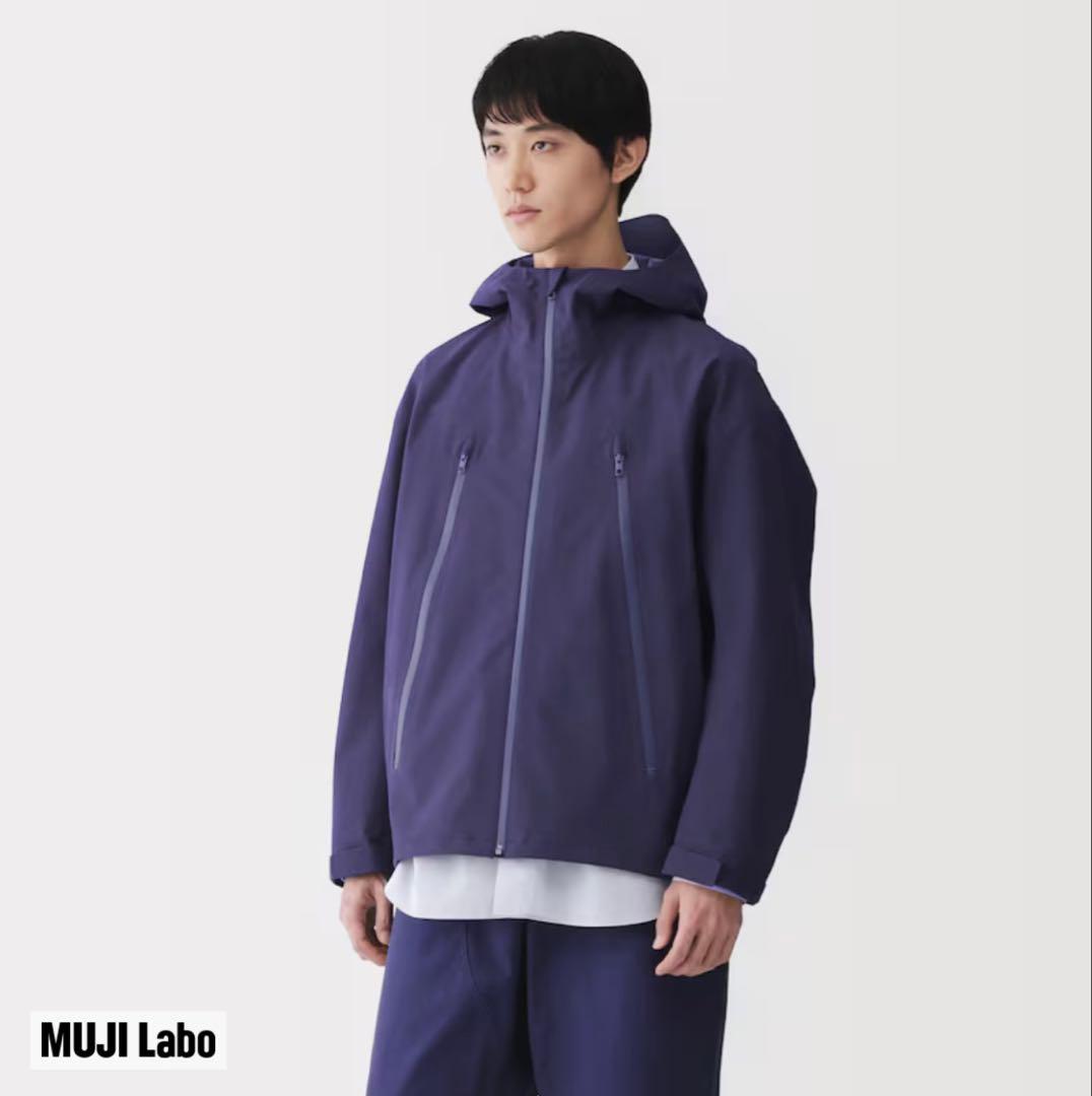 【MUJI LABO】透湿撥水コットンナイロンフードブルゾン 紳士 透湿撥水コットンナイロン フードブルゾン | 無印良品